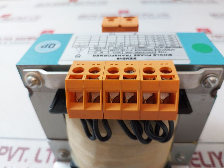 Siemens 4Am7018-0Ab41-0Eb0 Single Phase Transformer 200Va