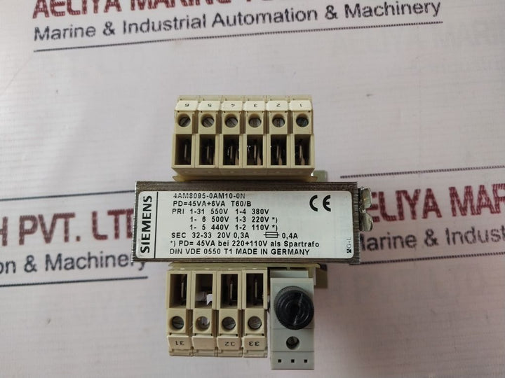 Siemens 4Am8095-0Am10-0N Me Fuel Filter Control Box