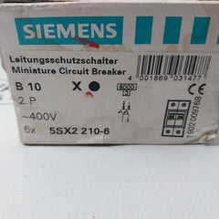 Siemens 5 Sx22 B10 Miniature Circuit Breaker