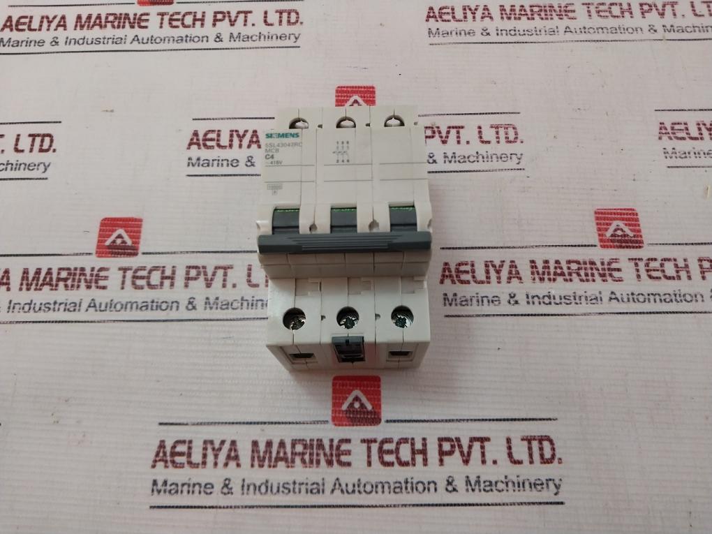 Siemens 5Sl43047Rc Circuit Breaker 60898-1 415V