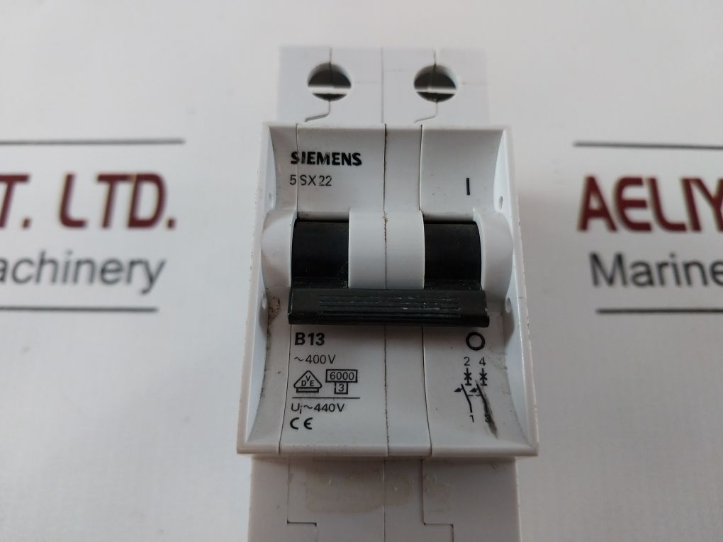 Siemens 5Sx22 B13 Circuit Breaker
