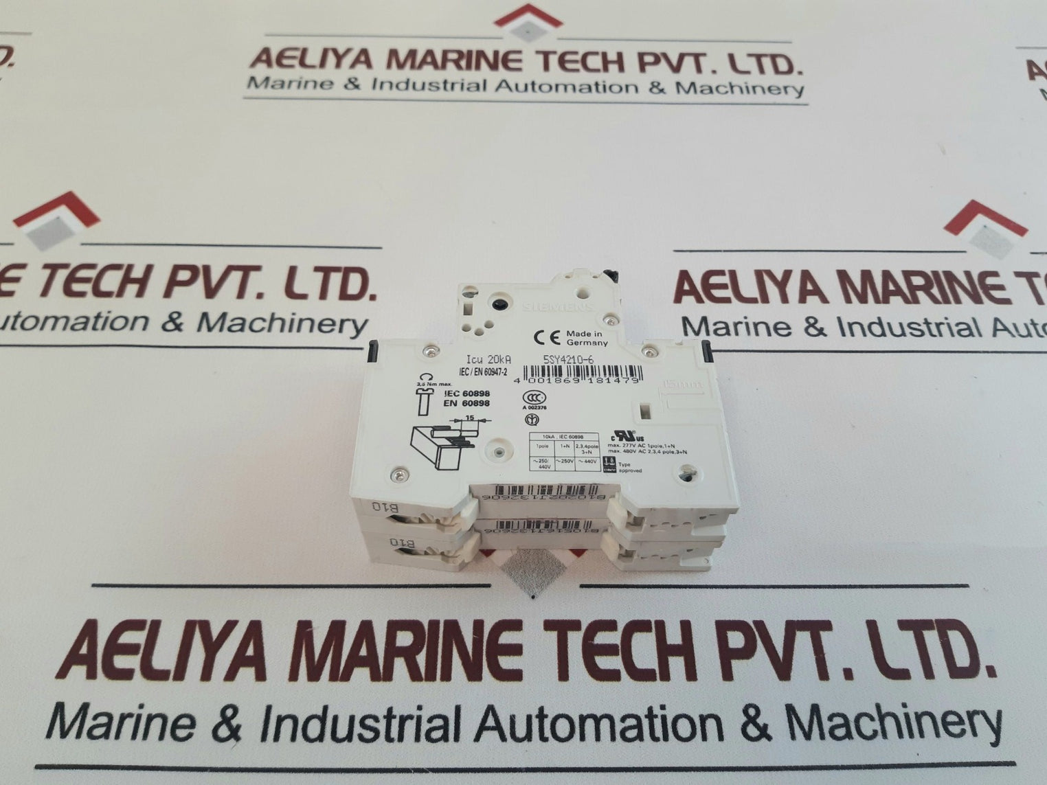 Siemens 5Sy42 Mcb B10 Circuit Breaker