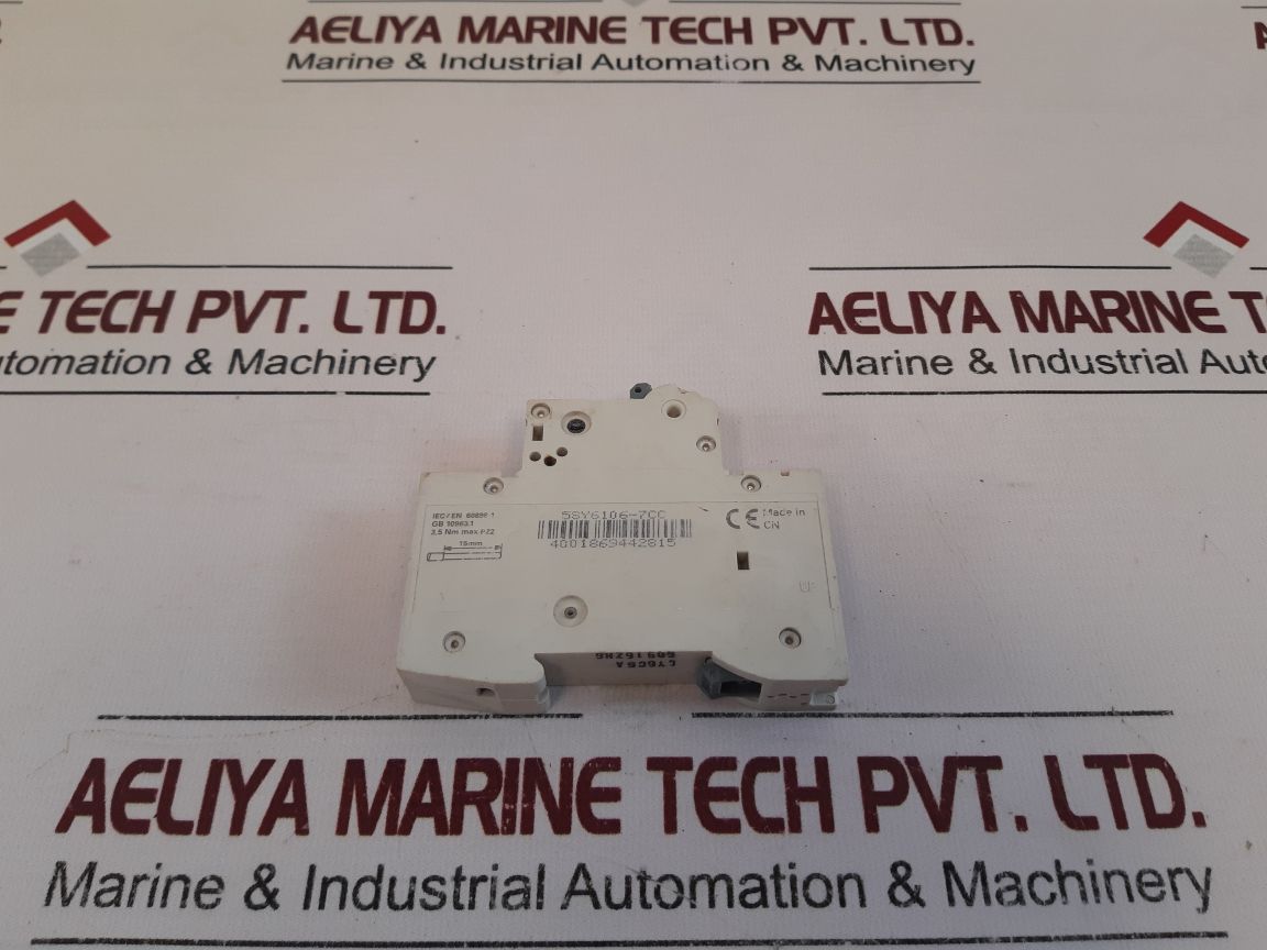 Siemens 5Sy6106-7Cc Circuit Breaker