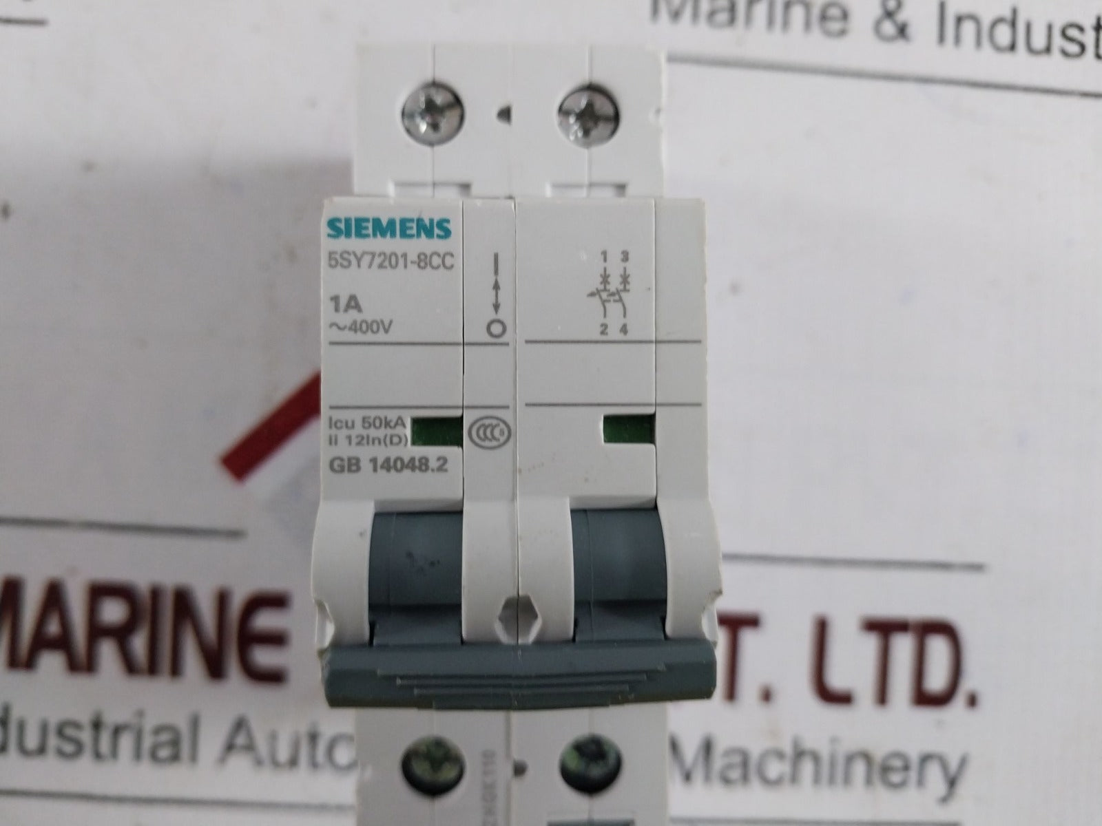 Siemens 5Sy7201-8Cc Miniature Circuit Breaker