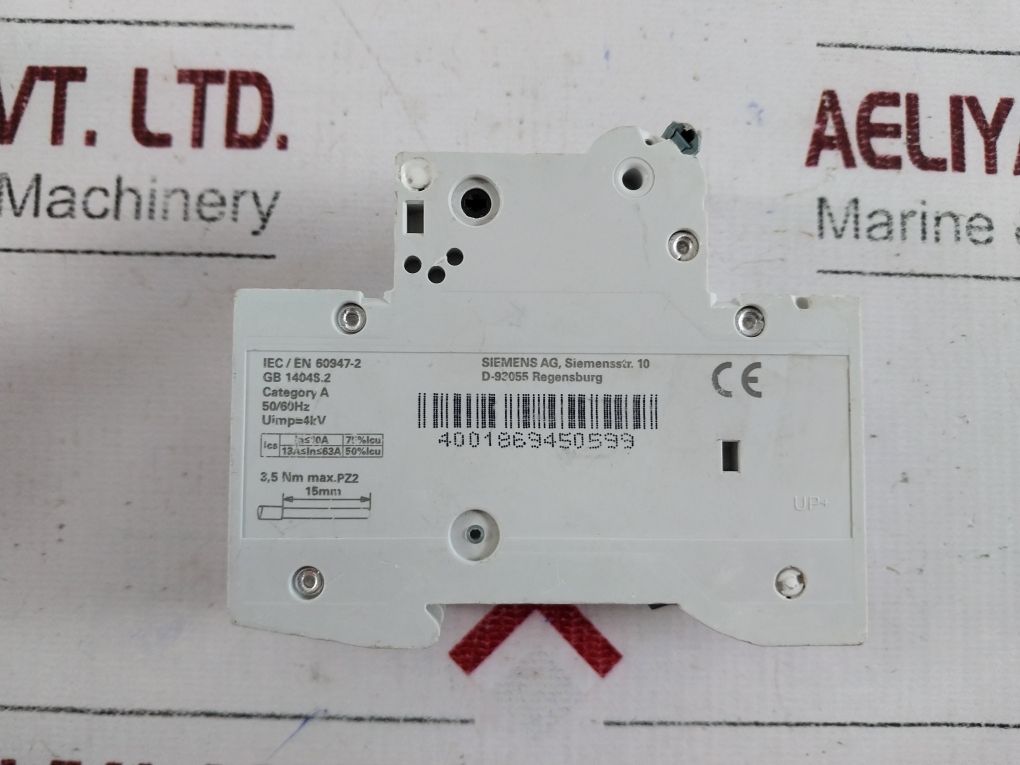 Siemens 5Sy7201-8Cc Miniature Circuit Breaker 