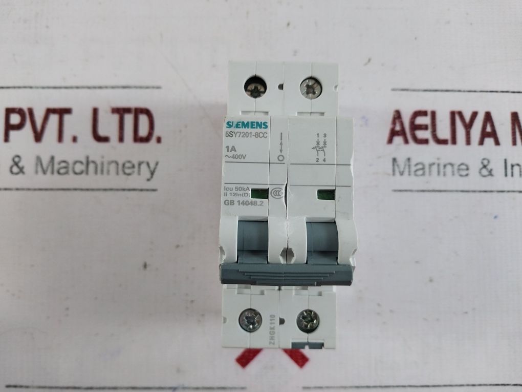 Siemens 5Sy7201-8Cc Miniature Circuit Breaker 