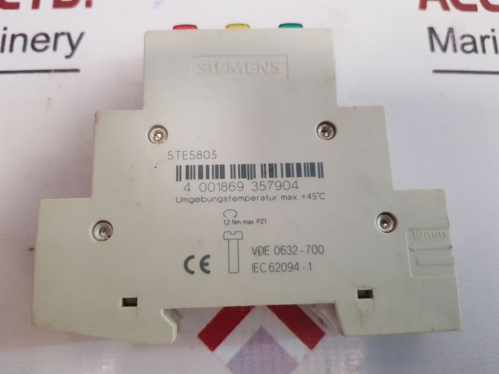 Siemens 5Te5803 Indicator