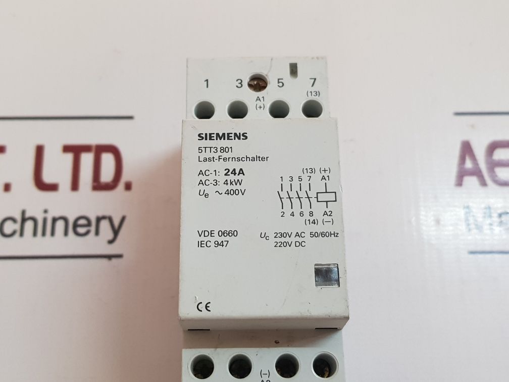 Siemens 5tt3801 contactor 