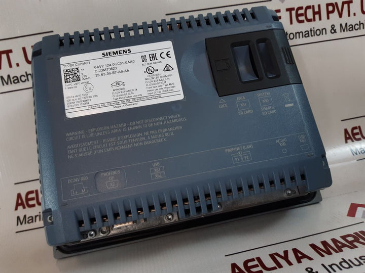 Siemens 6Av2 124-0Gc01-0Ax0 Simatic Hmi Touch Panel
