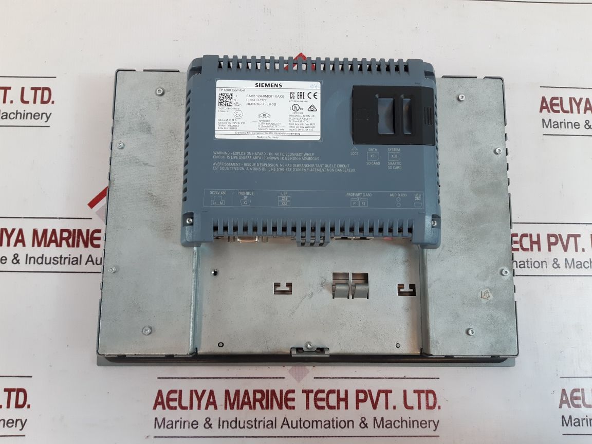 Siemens 6Av2 124-0Mc01-0Ax0 Simatic Hmi Touch Panel