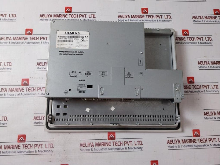 Siemens 6Av6 545-0Cc10-0Ax0 Simatic Touch Panel Ip65 24Vdc