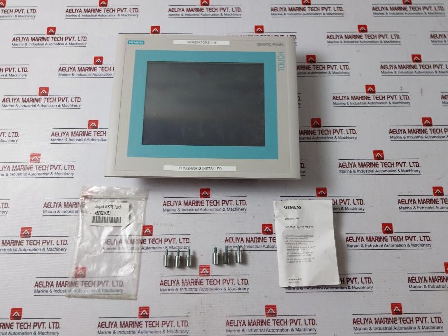 Siemens 6Av6 545-0Cc10-0Ax0 Simatic Touch Panel Ip65 24Vdc