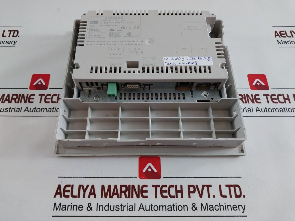 Siemens 6Av6 642-0Da01-1Ax1 Operator Panel