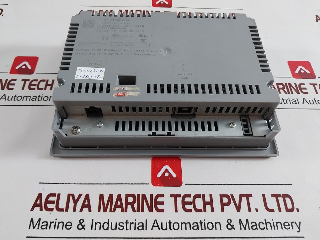Siemens 6Av6 647-0Ad11-3Ax0 Ktp600 Basic Color Panel
