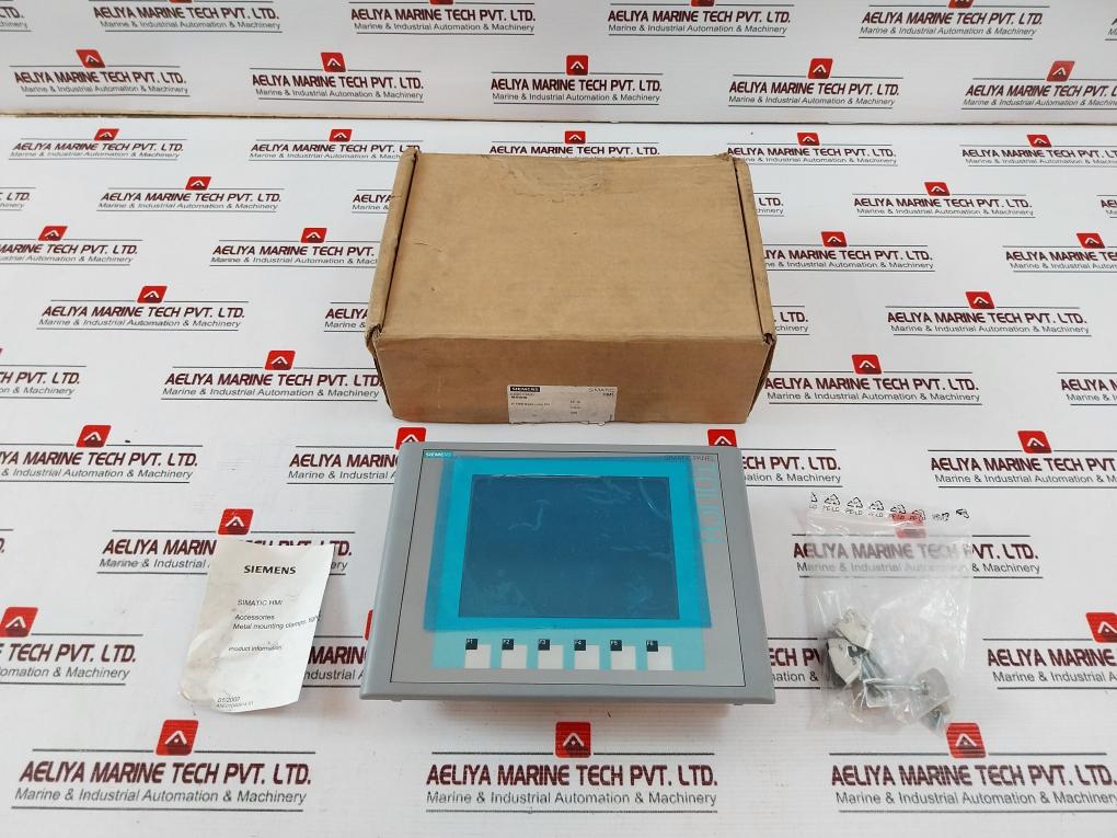 Siemens 6Av6 647-0Ad11-3Ax0 Simatic Touch Panel W/ Accessories