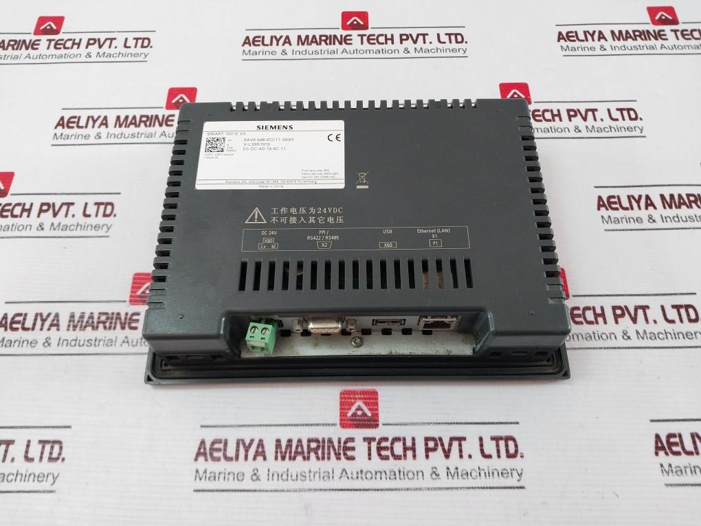 Siemens 6Av6 648-0Cc11-3Ax0 Smart 700 Ie Touch Panel