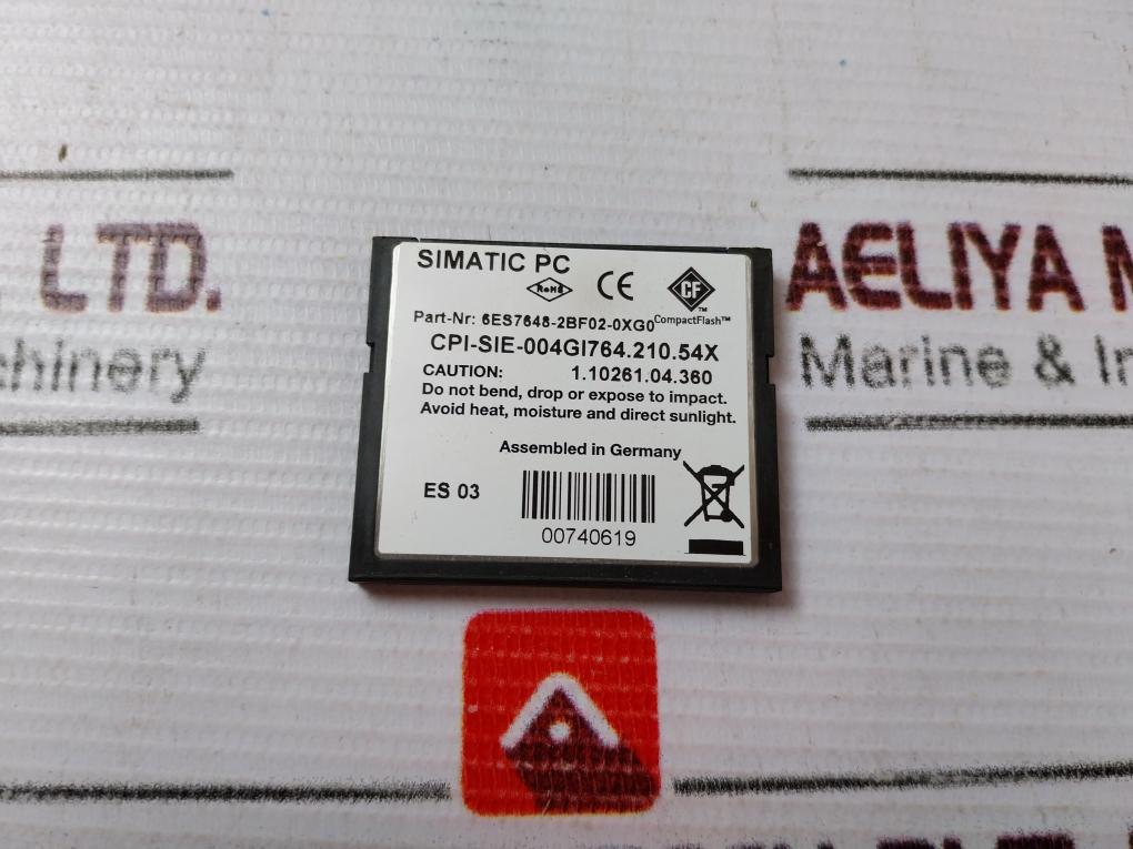 Siemens 6Av7881-3Ae00-2Ba0 Hmi Touch Panel 6Es7648-2Bf02-0Xg0