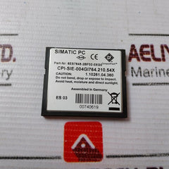 Siemens 6Av7881-3Ae00-2Ba0 Hmi Touch Panel 6Es7648-2Bf02-0Xg0