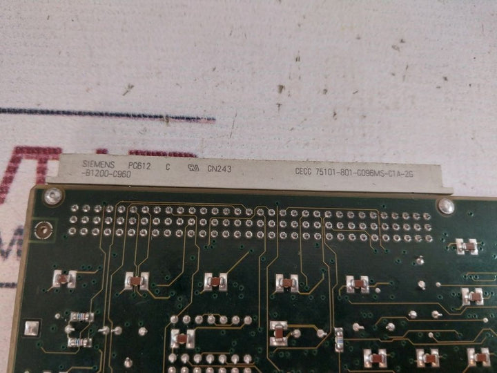 Siemens 6Dd1606-1Aa0 Processor Module Cn243