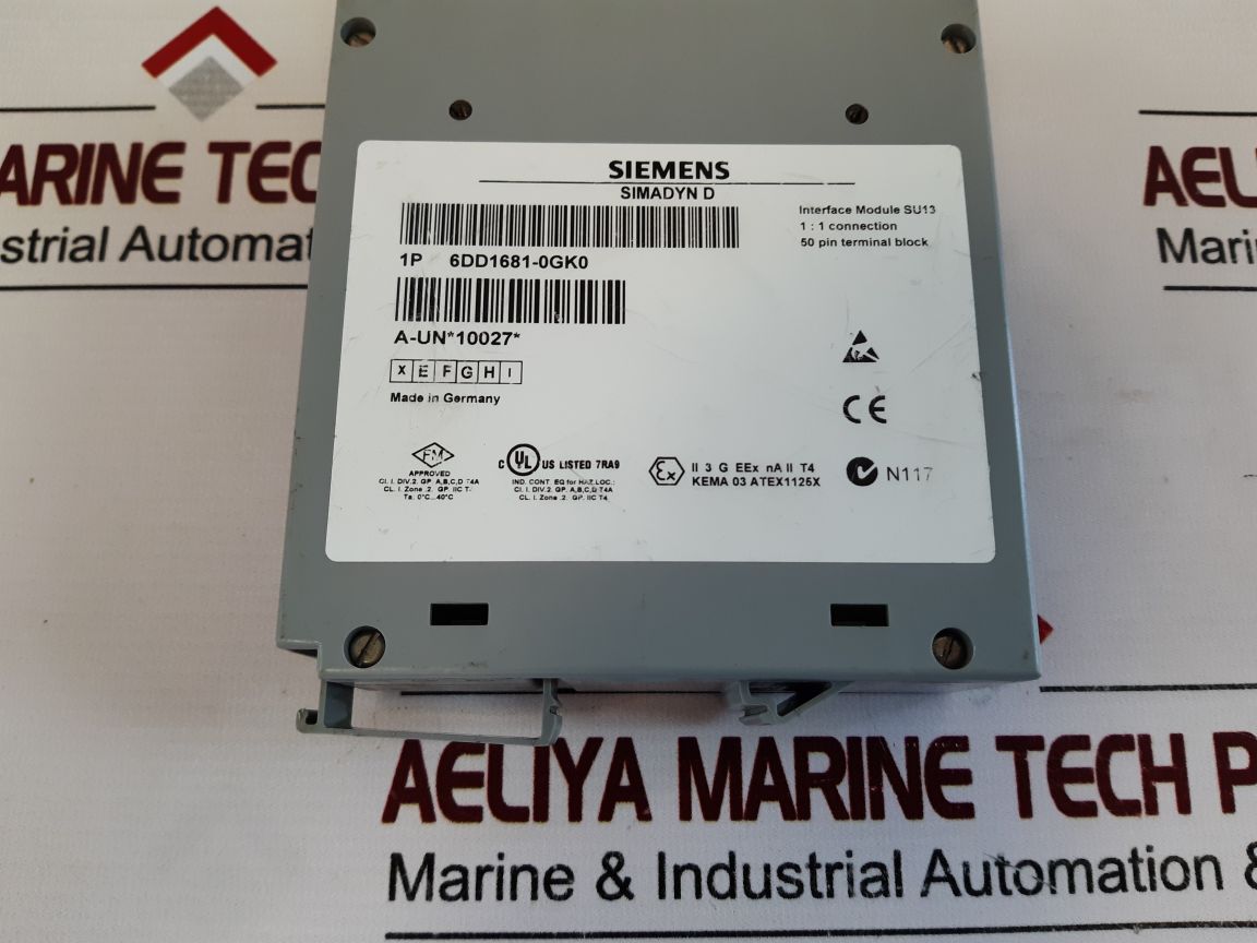 Siemens 6Dd1681-0Gk0 Interface Module