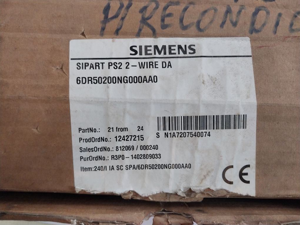 Siemens 6Dr5020-0Ng00-0Aa0 Sipart Ps2 I/P Positioner