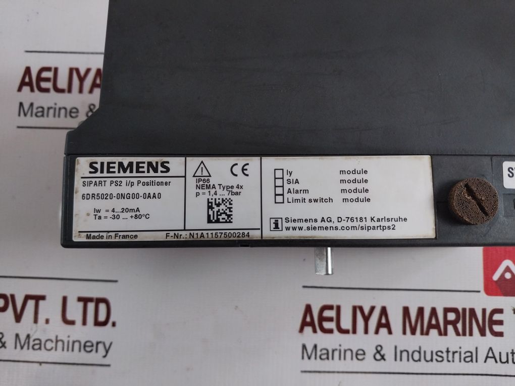 Siemens 6Dr5020-0Ng00-0Aa0 Sipart Ps2 I/P Positioner