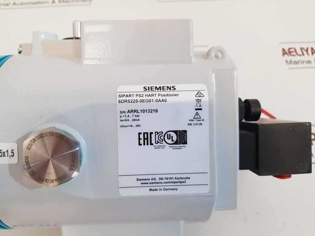 Siemens 6dr5225-0eg01-0aa0 sipart ps2 hart positioner