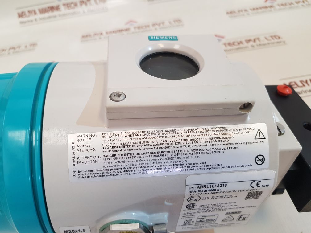 Siemens 6dr5225-0eg01-0aa0 sipart ps2 hart positioner