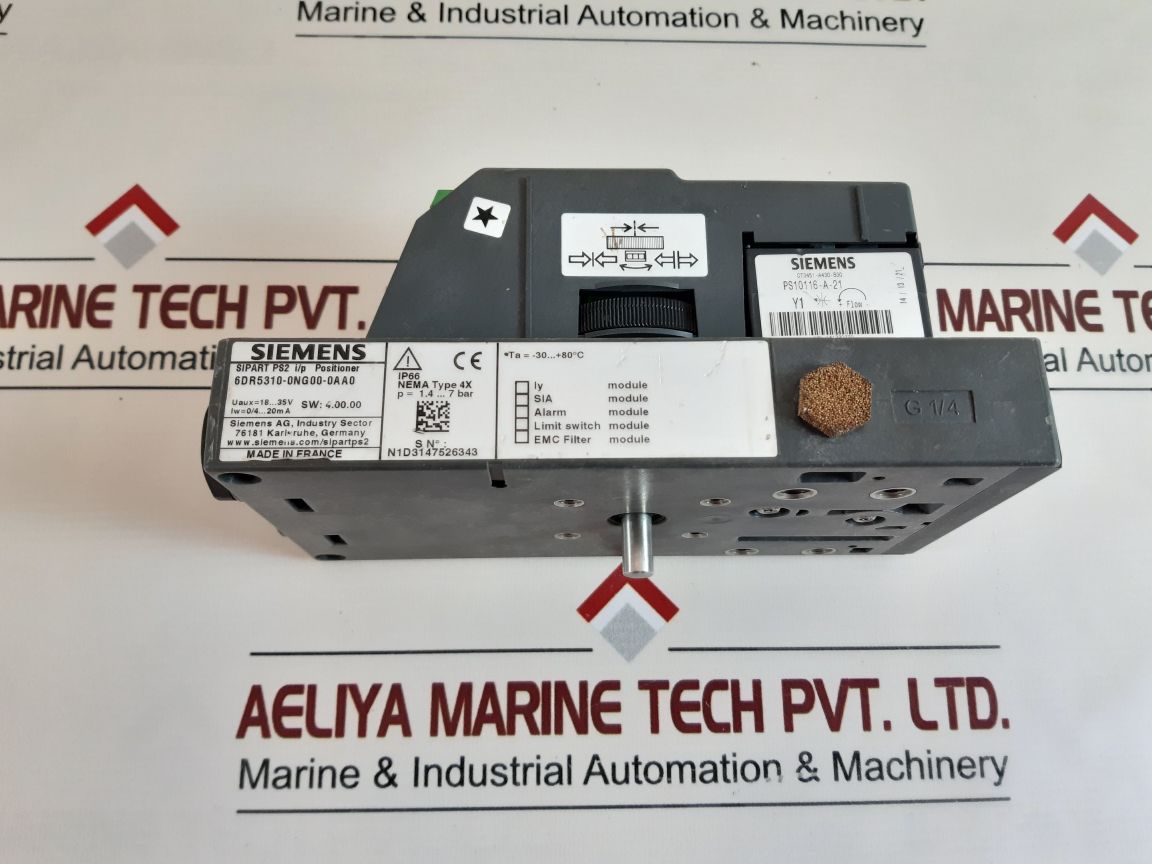Siemens 6Dr5310-0Ng00-0Aa0 Ps10116-a-21 Hart Positioner