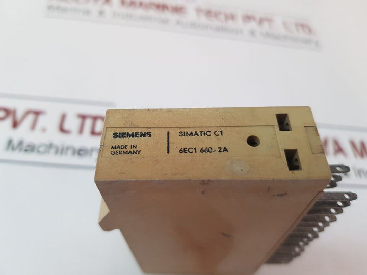 Siemens 6Ec1 660 2A Simatic C1 Module Potted Block
