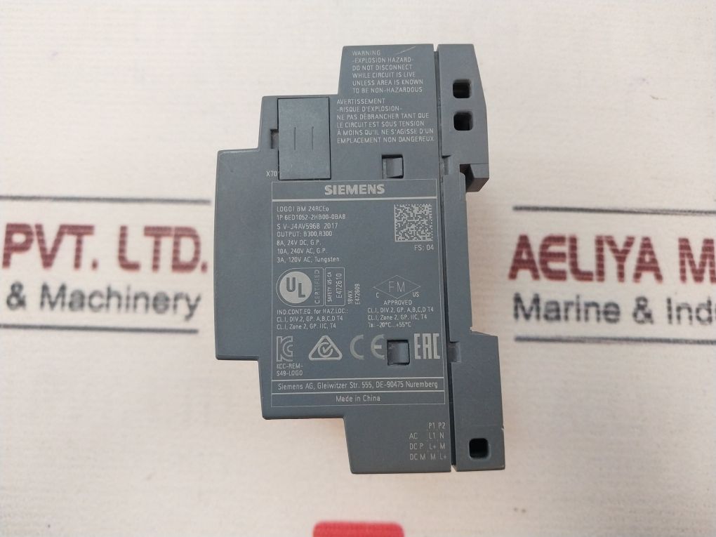 Siemens 6Ed1052-2Hb00-0Ba8 Logic Module