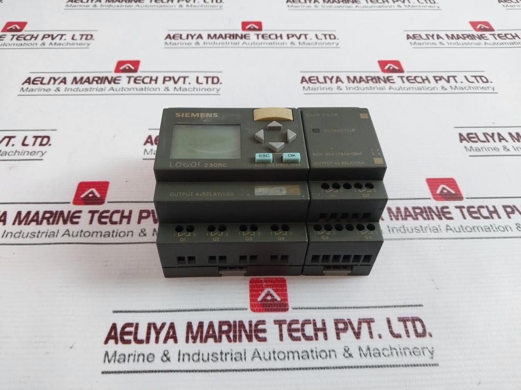Siemens 6Ed1 052-1Fb00-0Ba4 Logic Module With 6Ed1 055-1Fb00-0Ba1