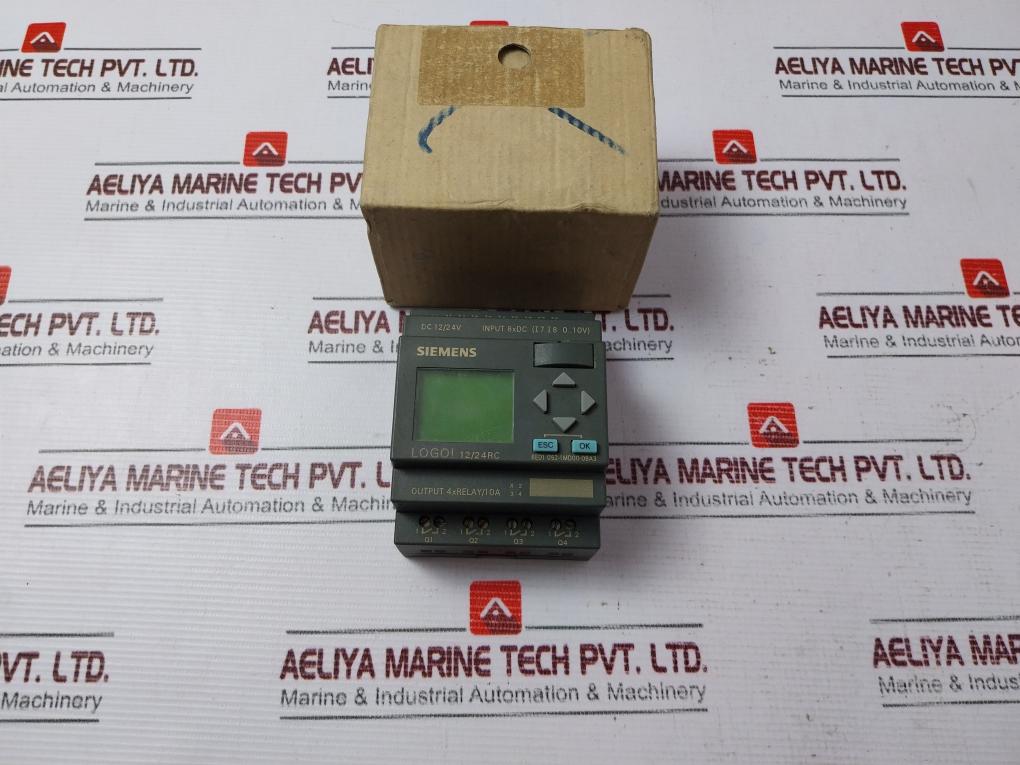 Siemens 6Ed1 052-1Md00-0Ba3 Logic Module 4Xrelay/10A