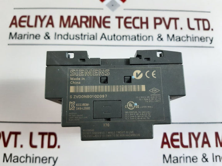 Siemens 6Ed1 052-2Fb00-0Ba6 Logo! 230Rco Output 4Xrelay10A Module