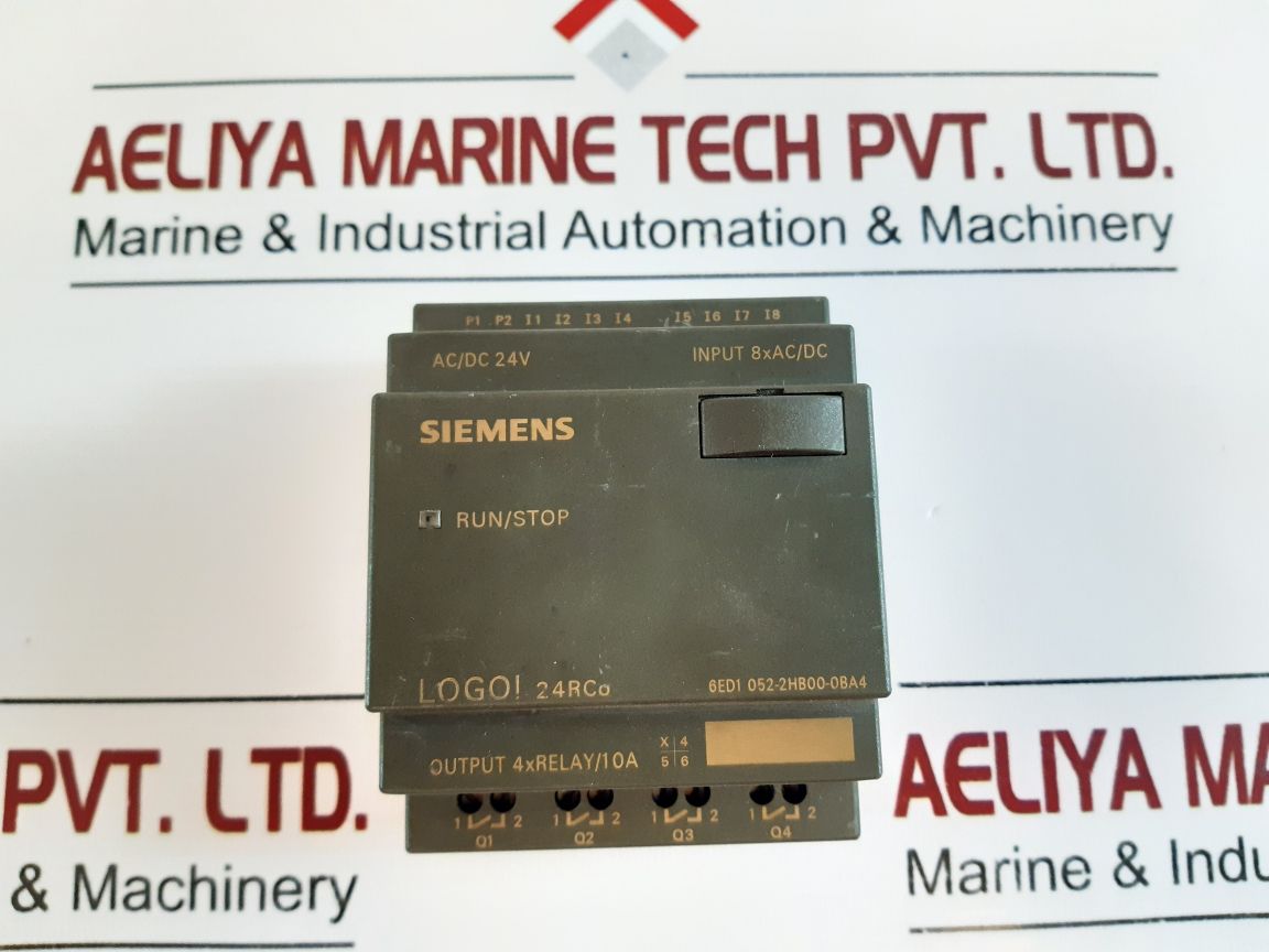 Siemens 6Ed1 052-2Hb00-0Ba4 Logic Module Controller AcDc24V