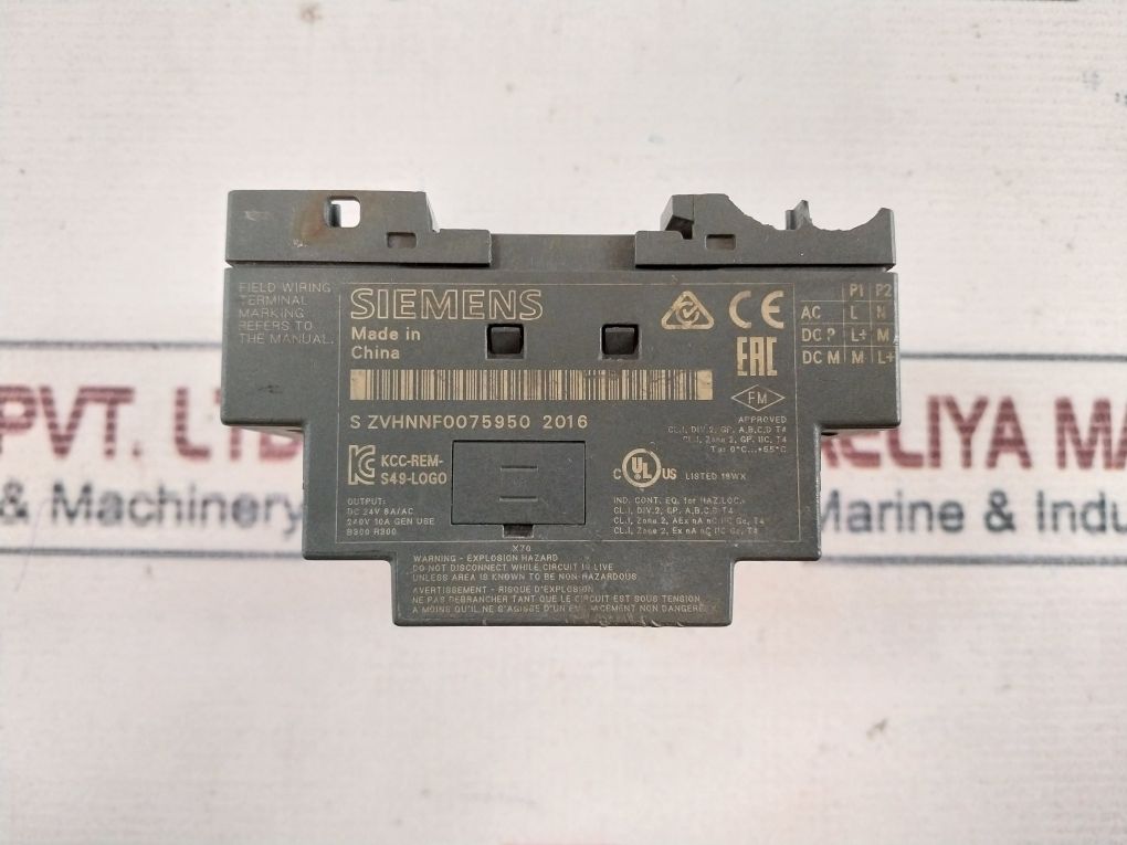 Siemens 6Ed1 052-2Hb00-0Ba6 Logic Module Dc 24V 8A/Ac