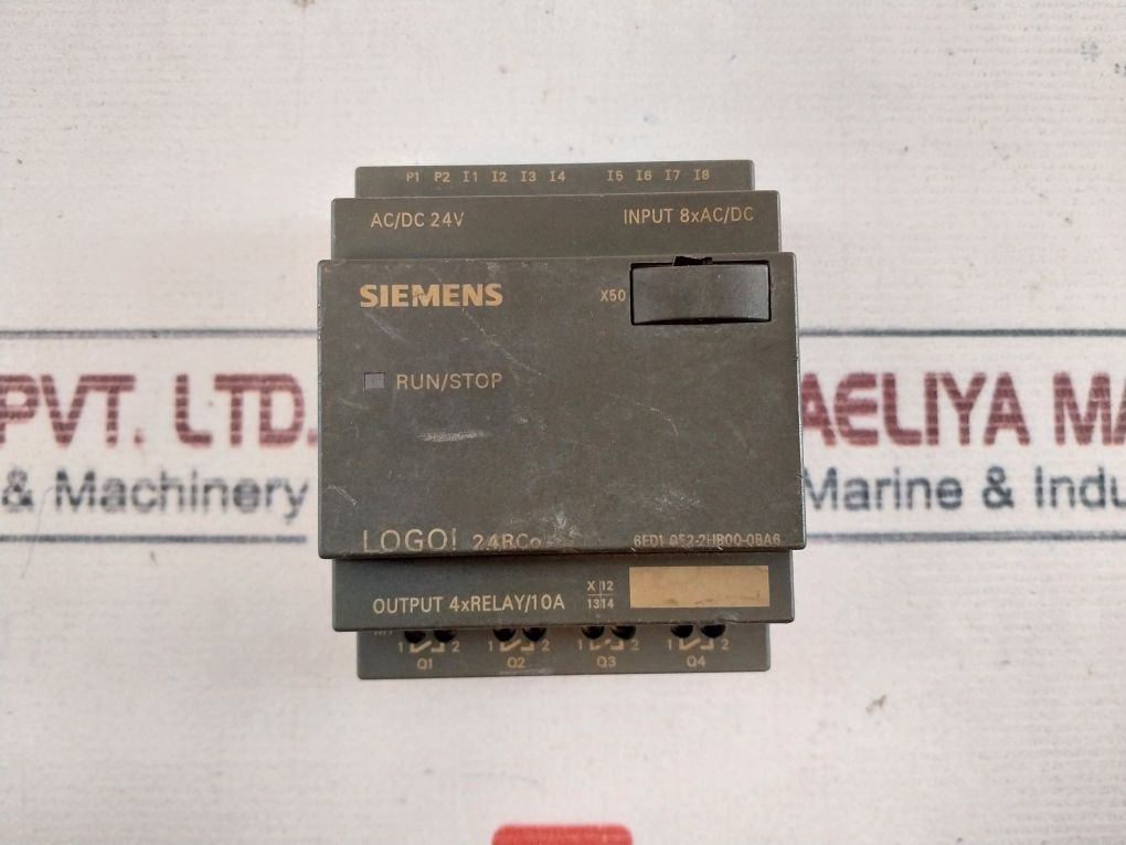 Siemens 6Ed1 052-2Hb00-0Ba6 Logic Module Dc 24V 8A/Ac