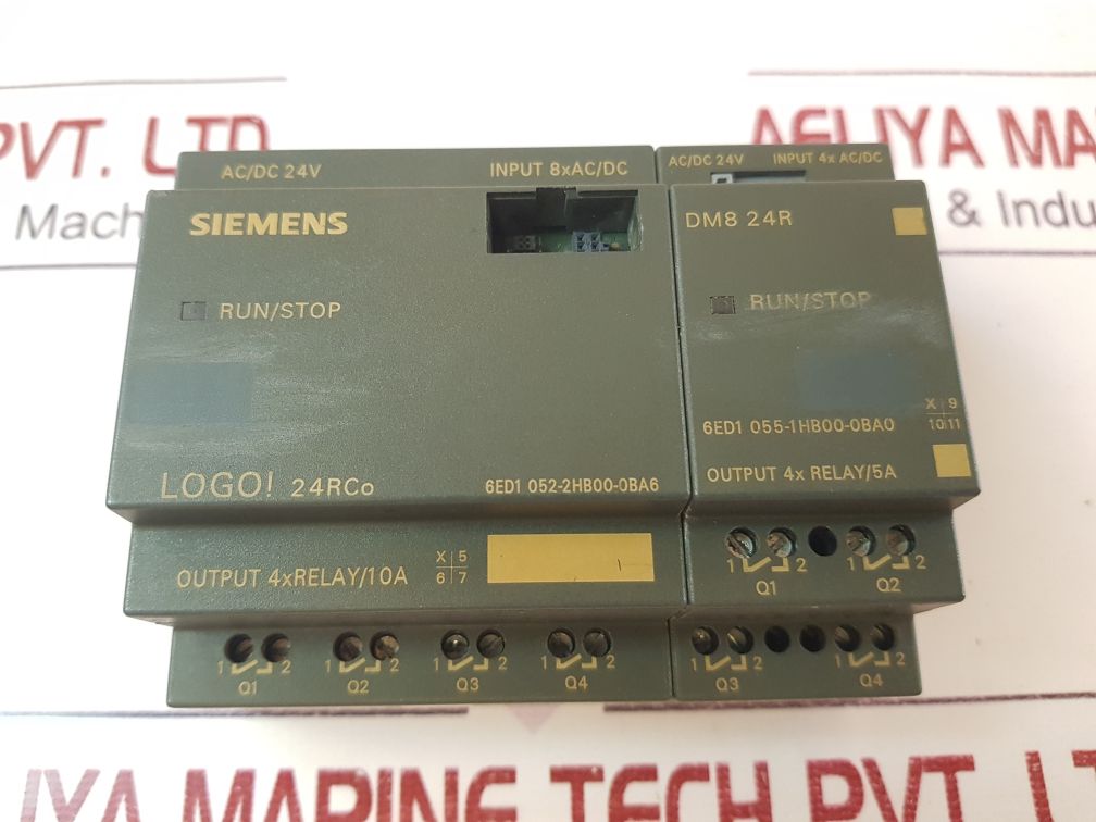 Siemens 6Ed1 052-2Hb00-0Ba6 Logic Module With 6Ed1 055-1Hb00-0Ba0