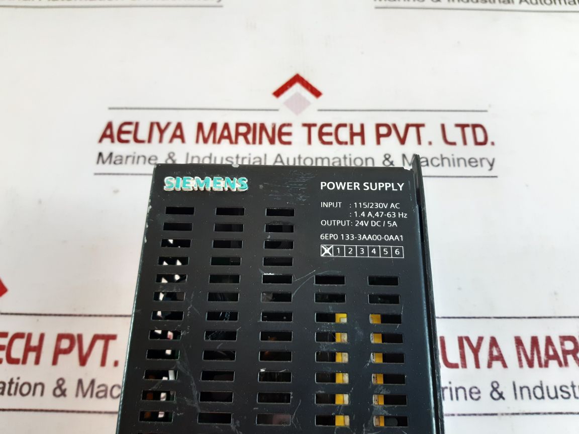 Siemens 6Ep0 133-3Aa00-0Aa1 Power Supply 115/230V Ac