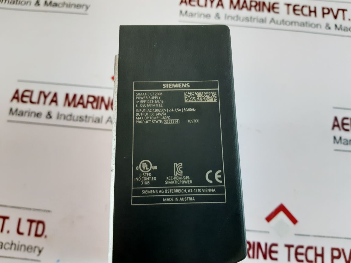 Siemens 6Ep1333-1Al12 Sitop Power 5 Power Supply
