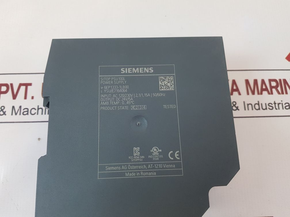 Siemens 6Ep1333-1Lb00 Sitop Psu100L Power Supply