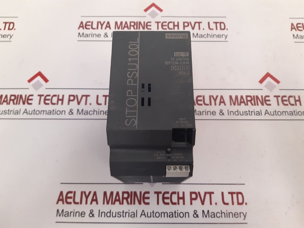 Siemens 6Ep1334-1Lb00 Power Supply Dc 24V/10A