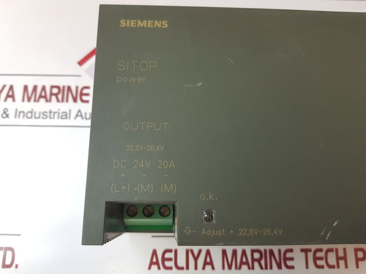 Siemens 6Ep1336-2Ba00 Sitop Power 20 1Ph Power Supply