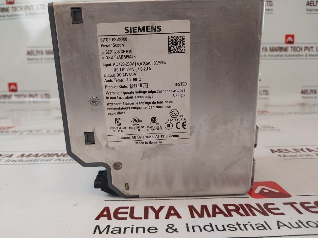 Siemens 6Ep1336-3Ba10 Power Supply