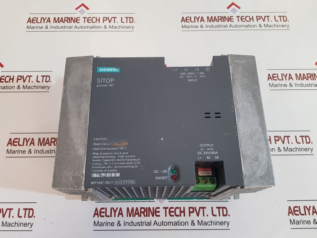Siemens Sitop 6Ep1437-1Sl11 Power Supply