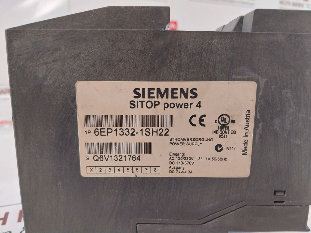 Siemens 6Ep1 332-1Sh22 Power Supply
