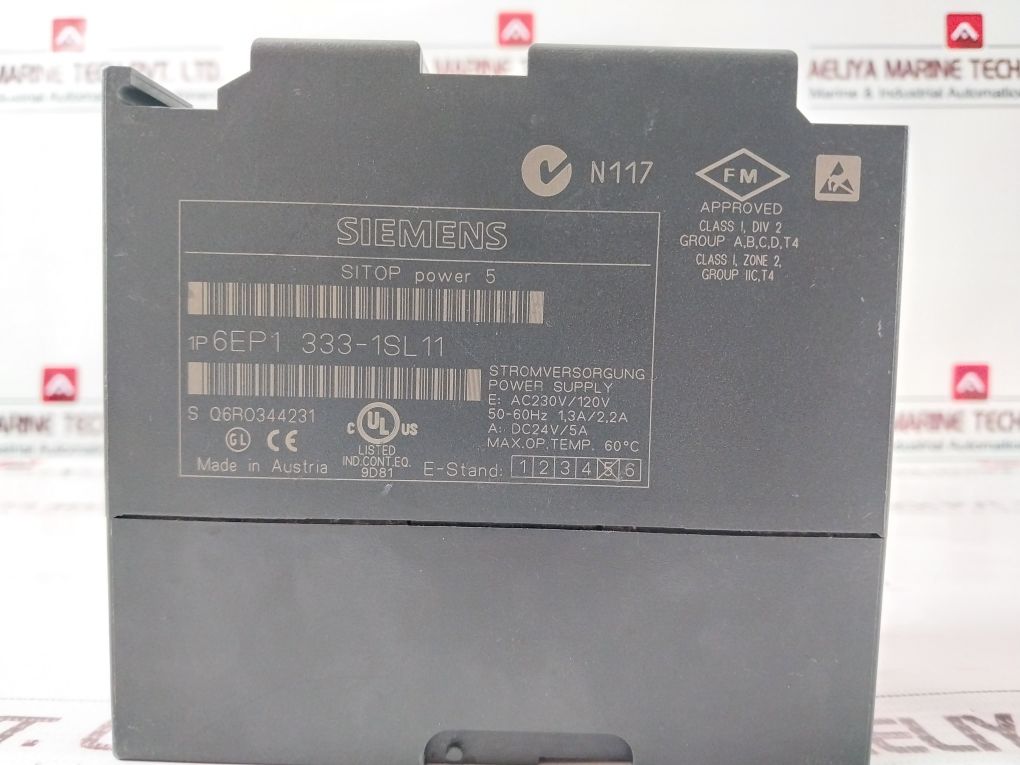 Siemens 6Ep1 333-1Sl11 120V