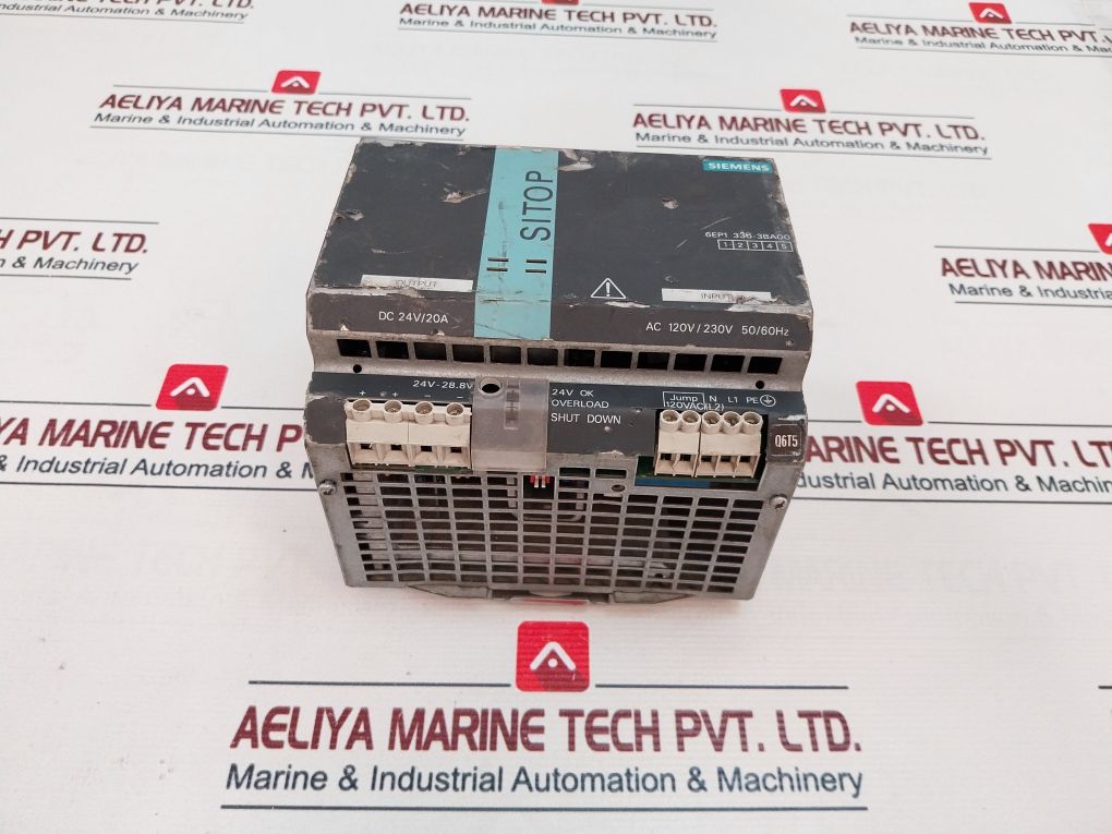Siemens 6Ep1 336-3Ba00 1/2Ph Power Supply Modular 20A