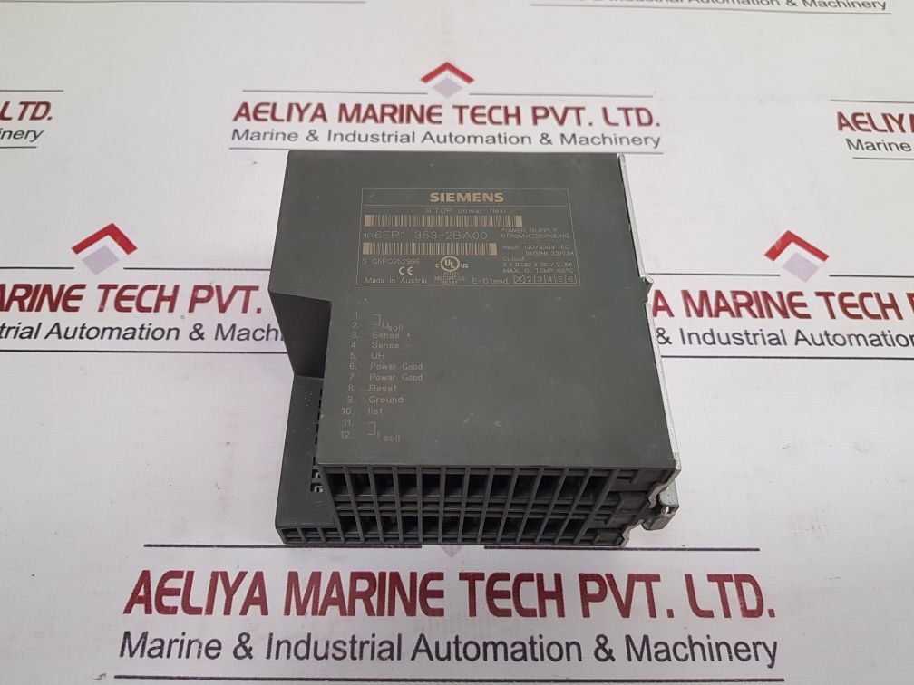 Siemens Sitop 6Ep1 353-2Ba00 Power Supply Module