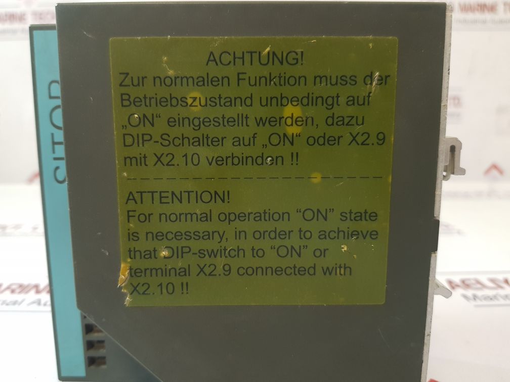 Siemens 6Ep1 931-2Ec21 Power Supply Dc-usv-modul 15